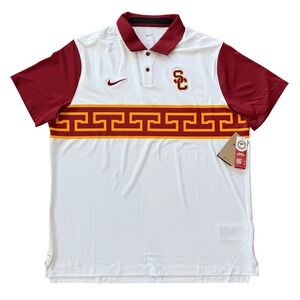 Nike Dri-FIT USC Trojans Polo Shirt XL Primetime Campus Vapor College New